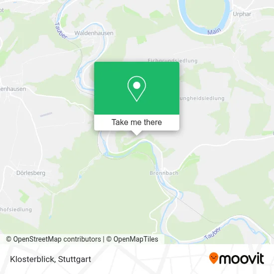 Klosterblick map