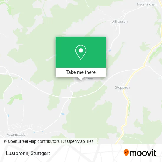Lustbronn map