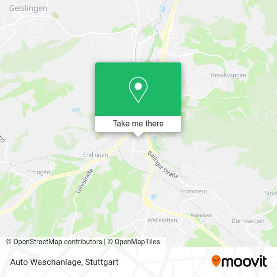 Auto Waschanlage map
