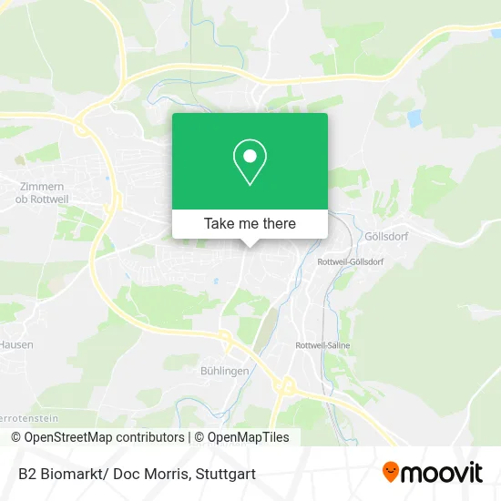 B2 Biomarkt/ Doc Morris map