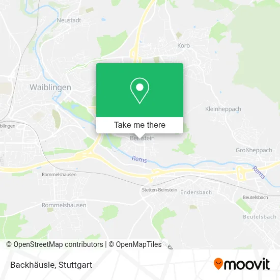 Backhäusle map