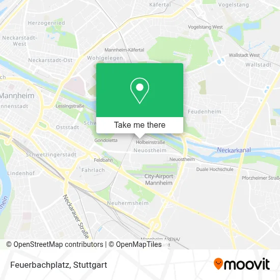 Feuerbachplatz map