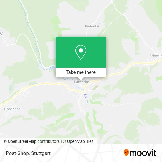 Post-Shop map