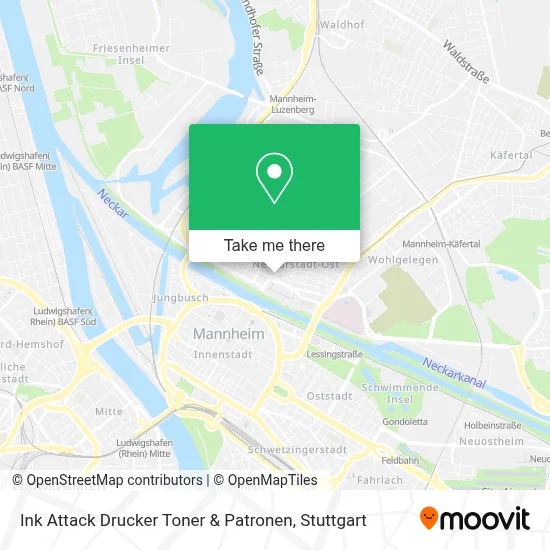 Ink Attack Drucker Toner & Patronen map