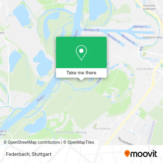Federbach map
