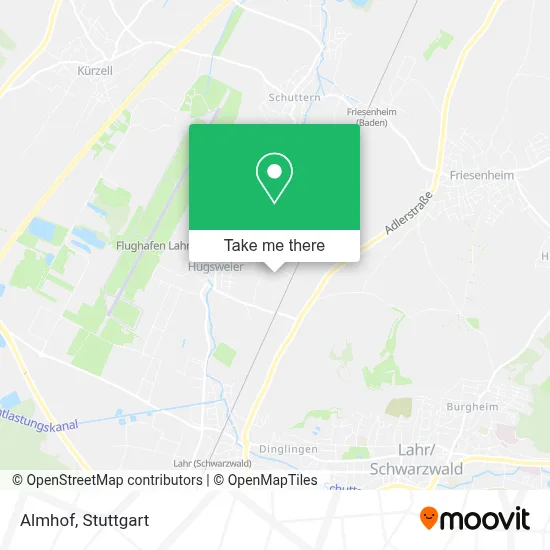 Almhof map