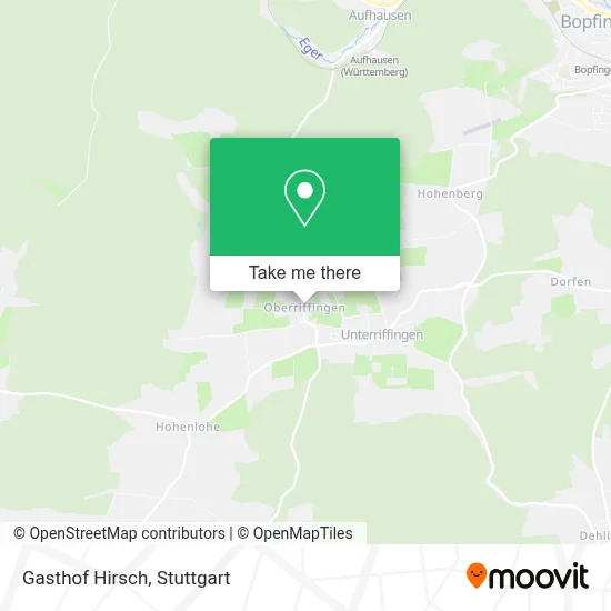 Gasthof Hirsch map