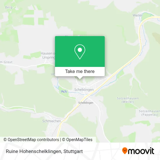 Ruine Hohenschelklingen map