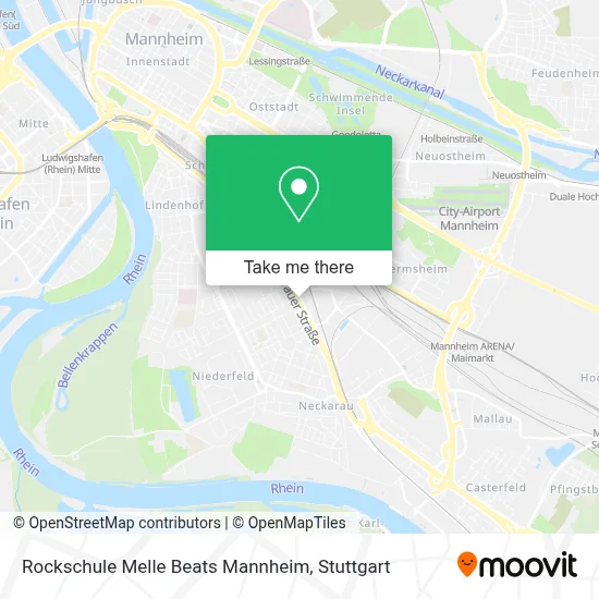Rockschule Melle Beats Mannheim map