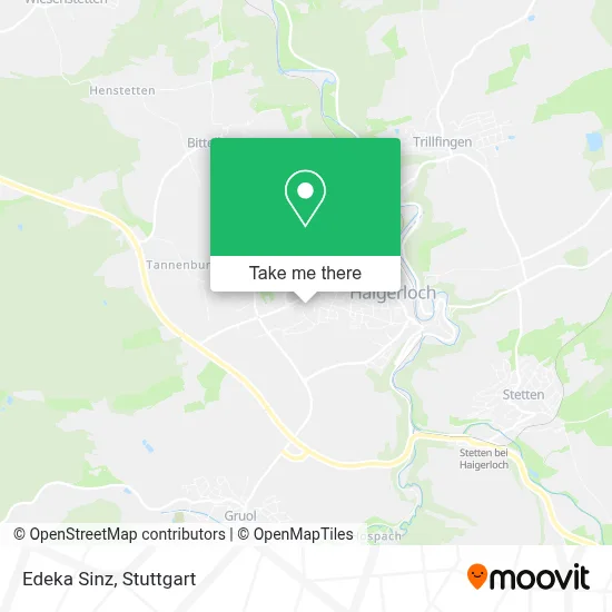 Edeka Sinz map