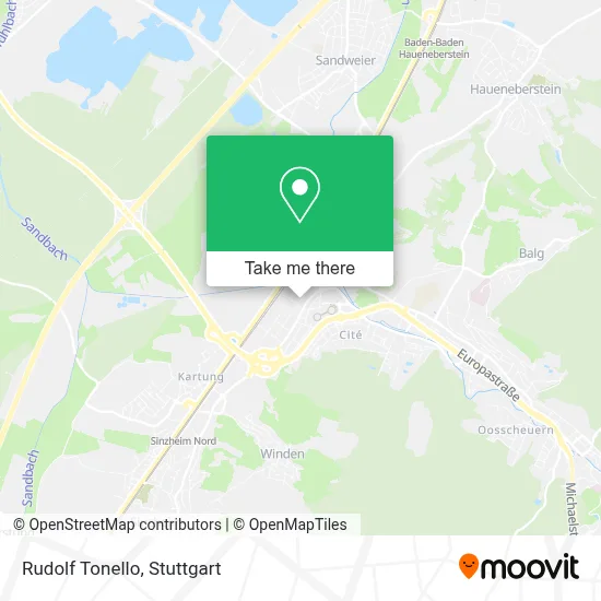 Rudolf Tonello map