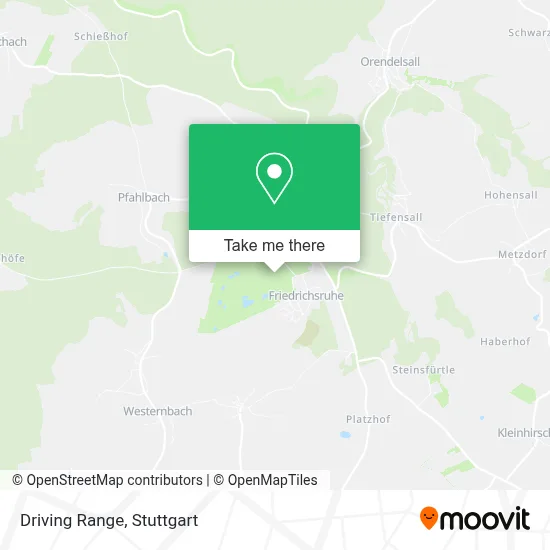 Driving Range map