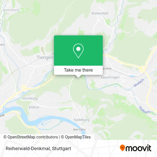 Reiherwald-Denkmal map