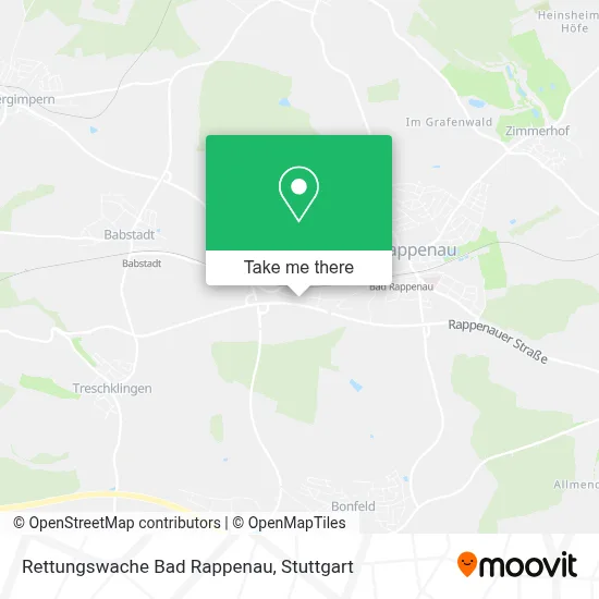 Rettungswache Bad Rappenau map