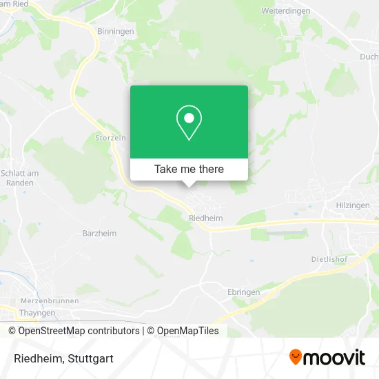 Riedheim map