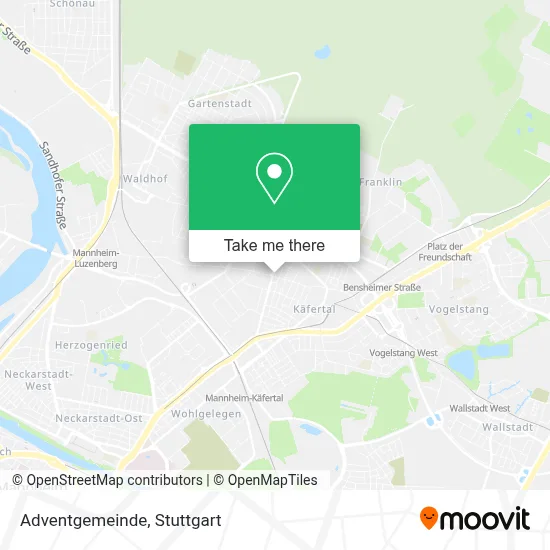 Adventgemeinde map
