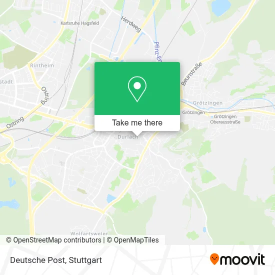 Deutsche Post map