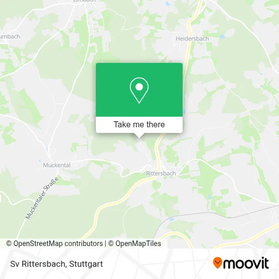 Sv Rittersbach map