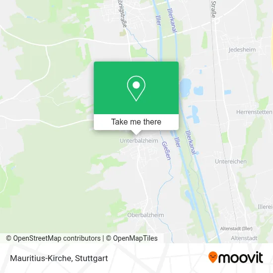 Mauritius-Kirche map