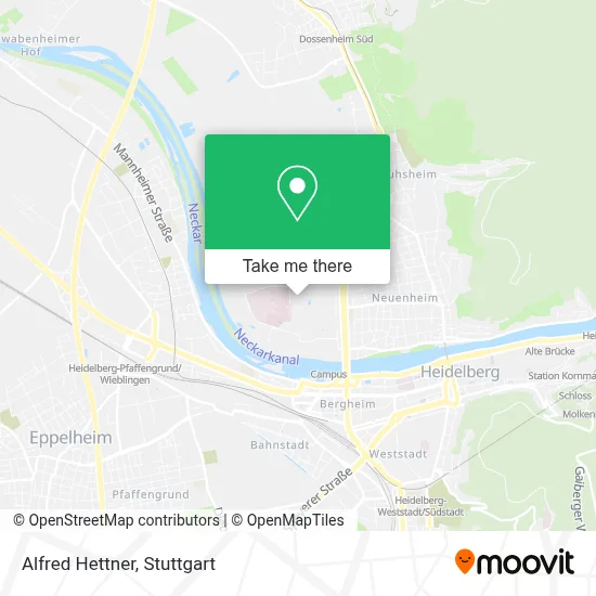 Alfred Hettner map