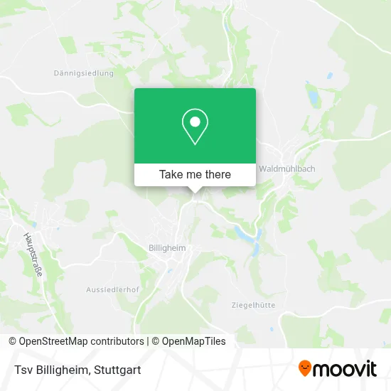 Tsv Billigheim map