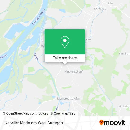 Kapelle: Maria am Weg map