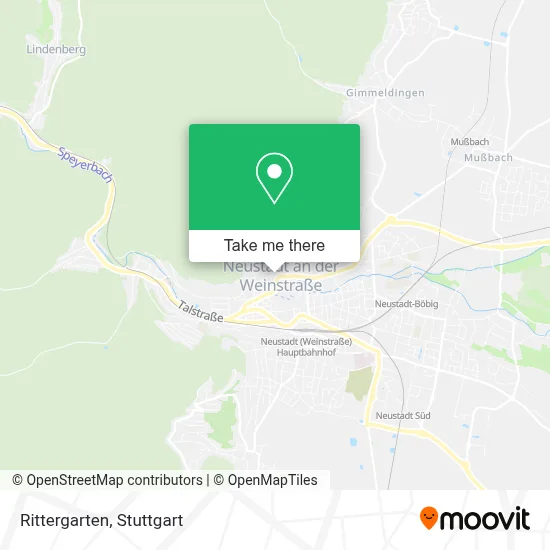 Rittergarten map