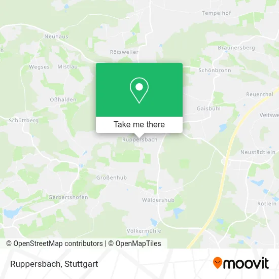 Ruppersbach map