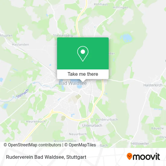 Ruderverein Bad Waldsee map