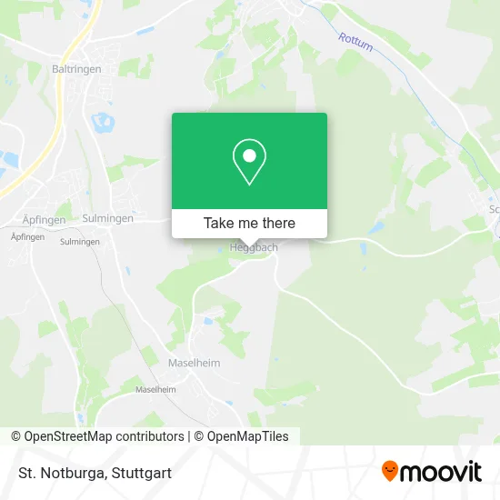 St. Notburga map