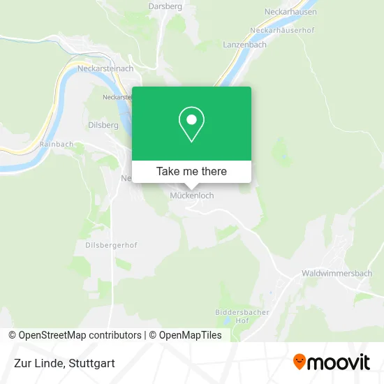 Zur Linde map