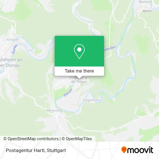 Postagentur Hartl map