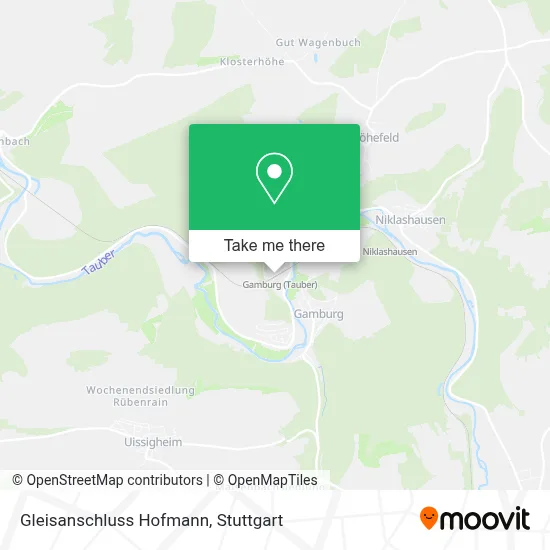 Gleisanschluss Hofmann map