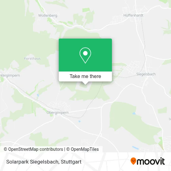 Solarpark Siegelsbach map