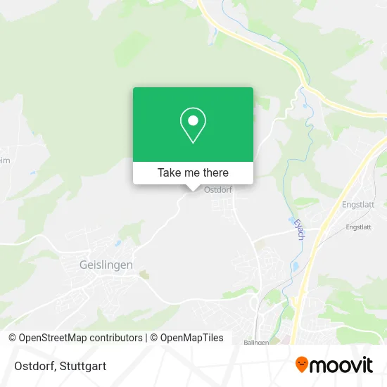 Ostdorf map