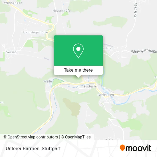 Unterer Barmen map