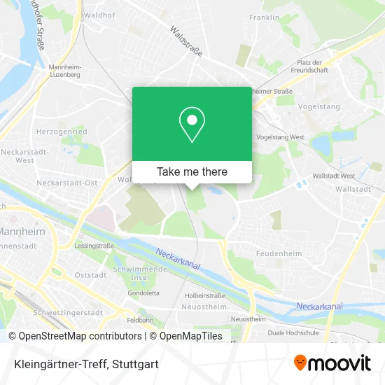 Kleingärtner-Treff map