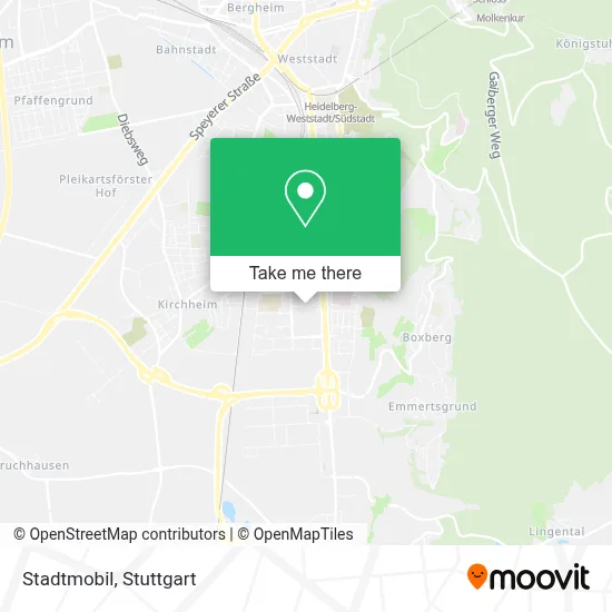 Stadtmobil map