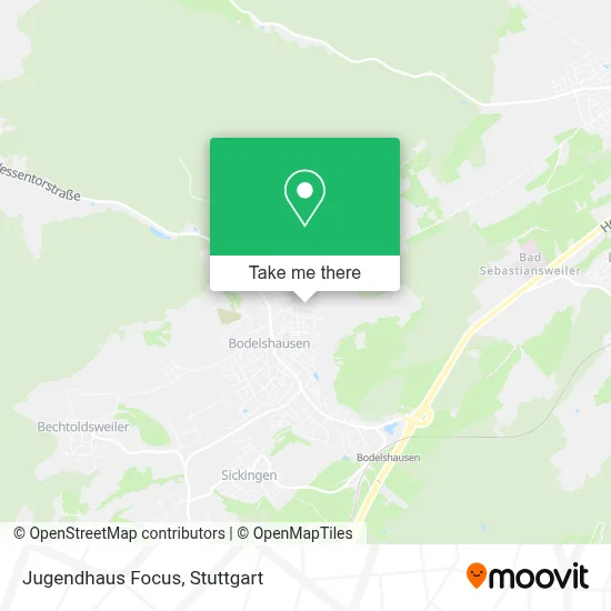 Jugendhaus Focus map