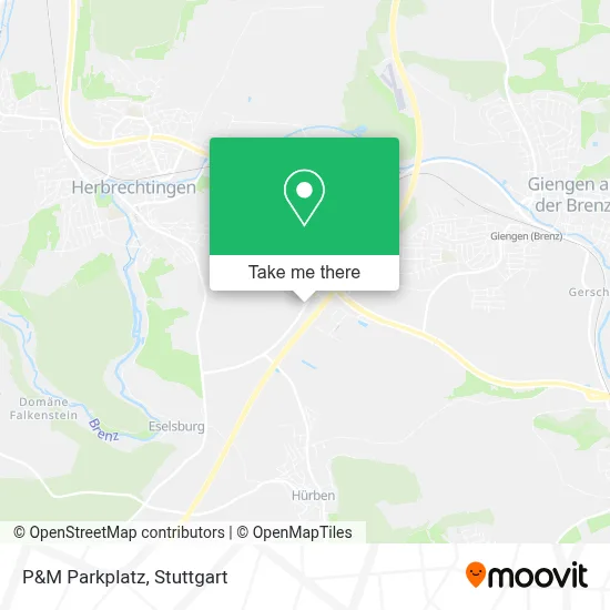 P&M Parkplatz map