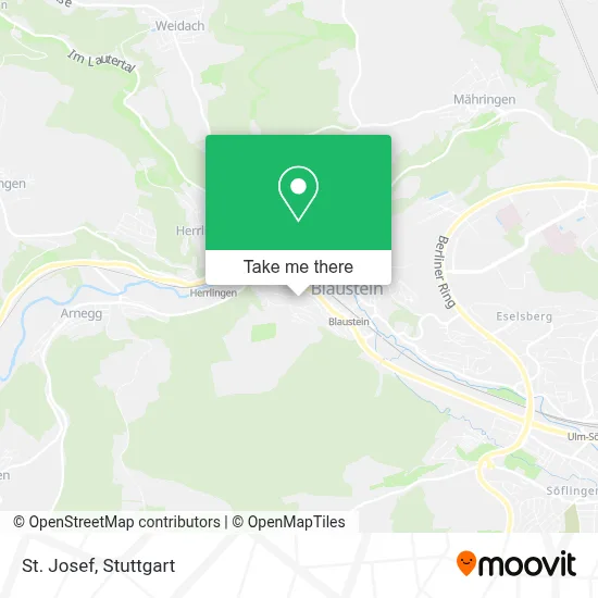 St. Josef map