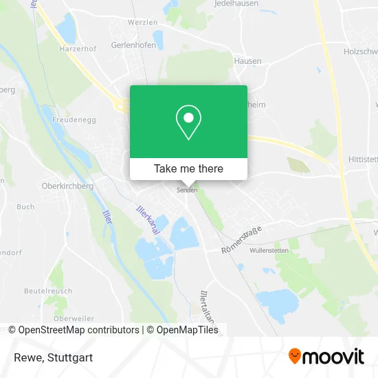 Rewe map