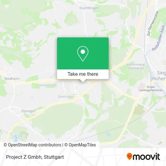 Project Z Gmbh map