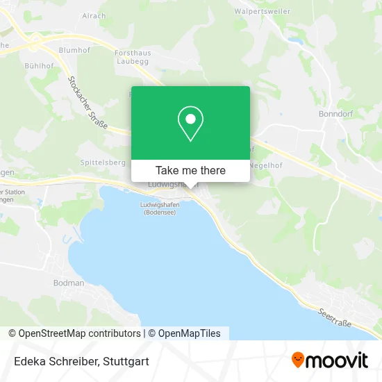 Edeka Schreiber map