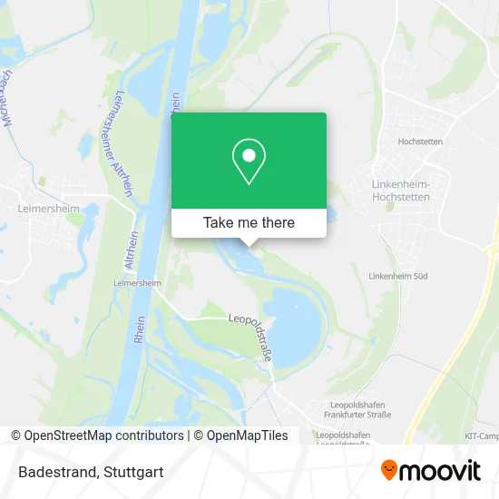 Badestrand map