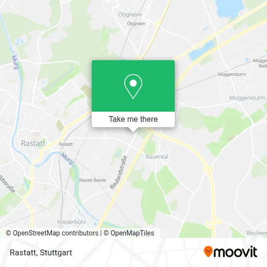 Rastatt map