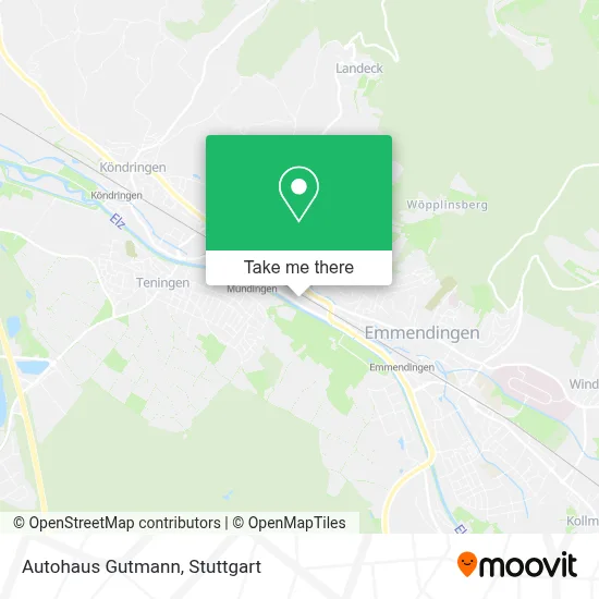 Autohaus Gutmann map