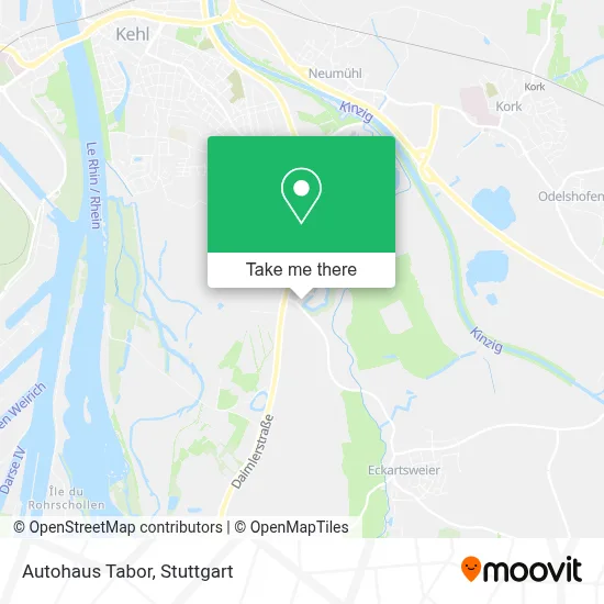 Autohaus Tabor map