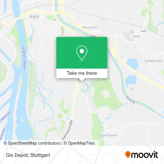 Gls Depot map