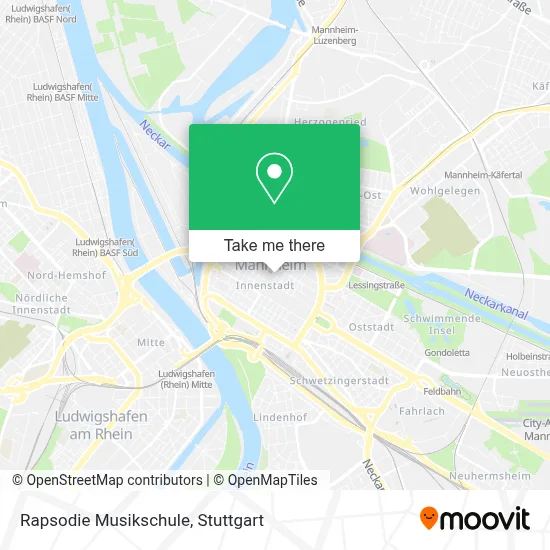 Rapsodie Musikschule map